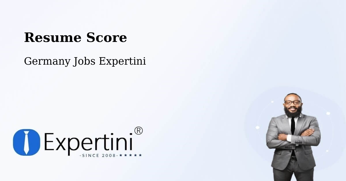 Resume Score & Job Description Match Tool – Eimen - Germany Jobs Expertini